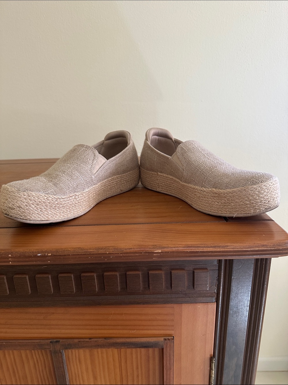 Skechers Women's Natural Slip-On Espadrille Platform - Picture 6 of 6